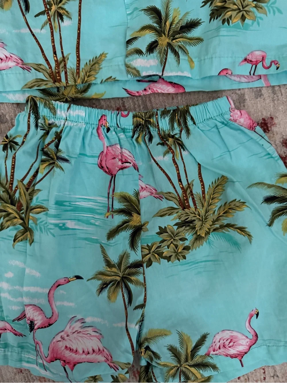 KY'S Hawaiian Shirt and Shorts Set, size 4